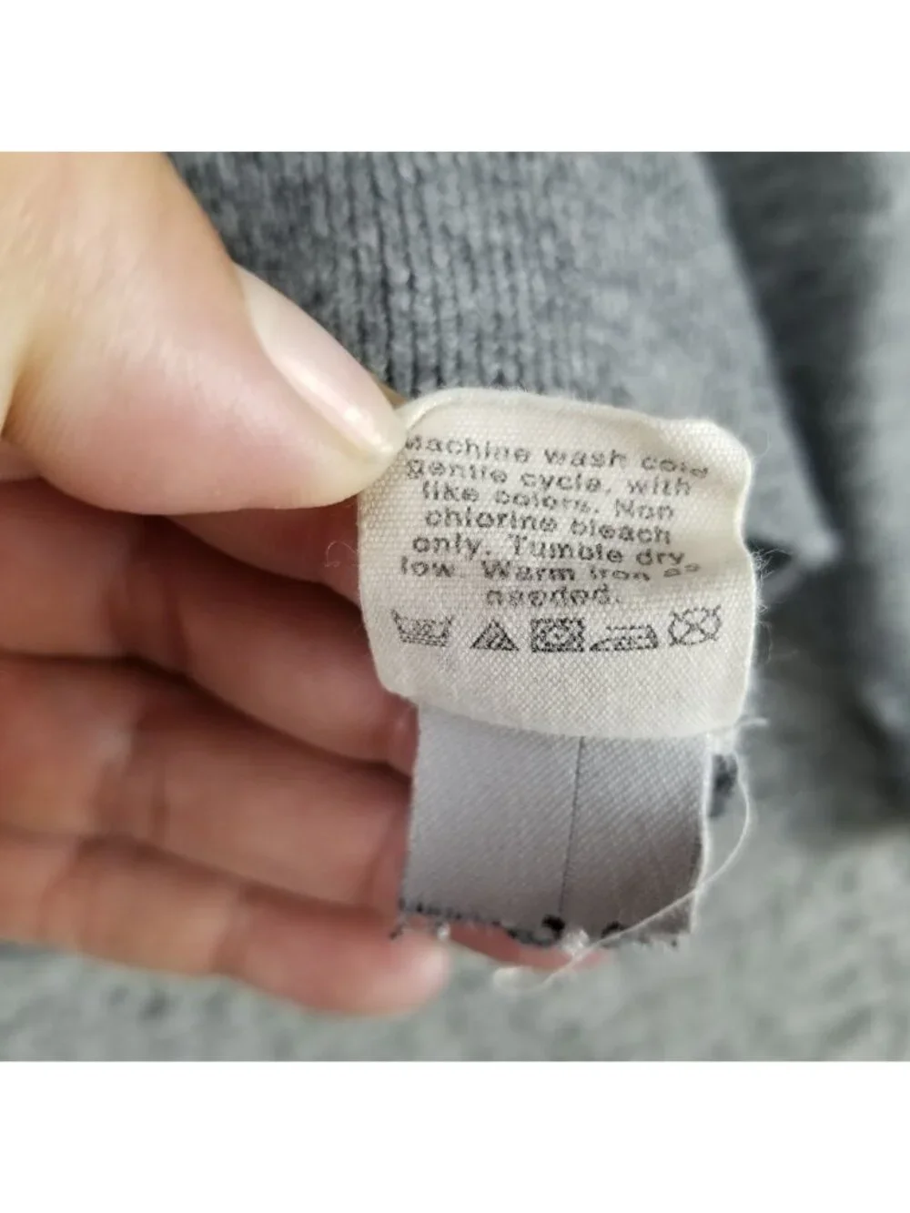 J. Crew Sweater Mens XL Black Label Gray 100% Cotton Crew Neck Pullover